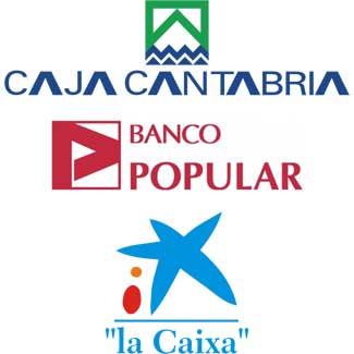 Caja Cantabria, Banco Popular, La Caixa